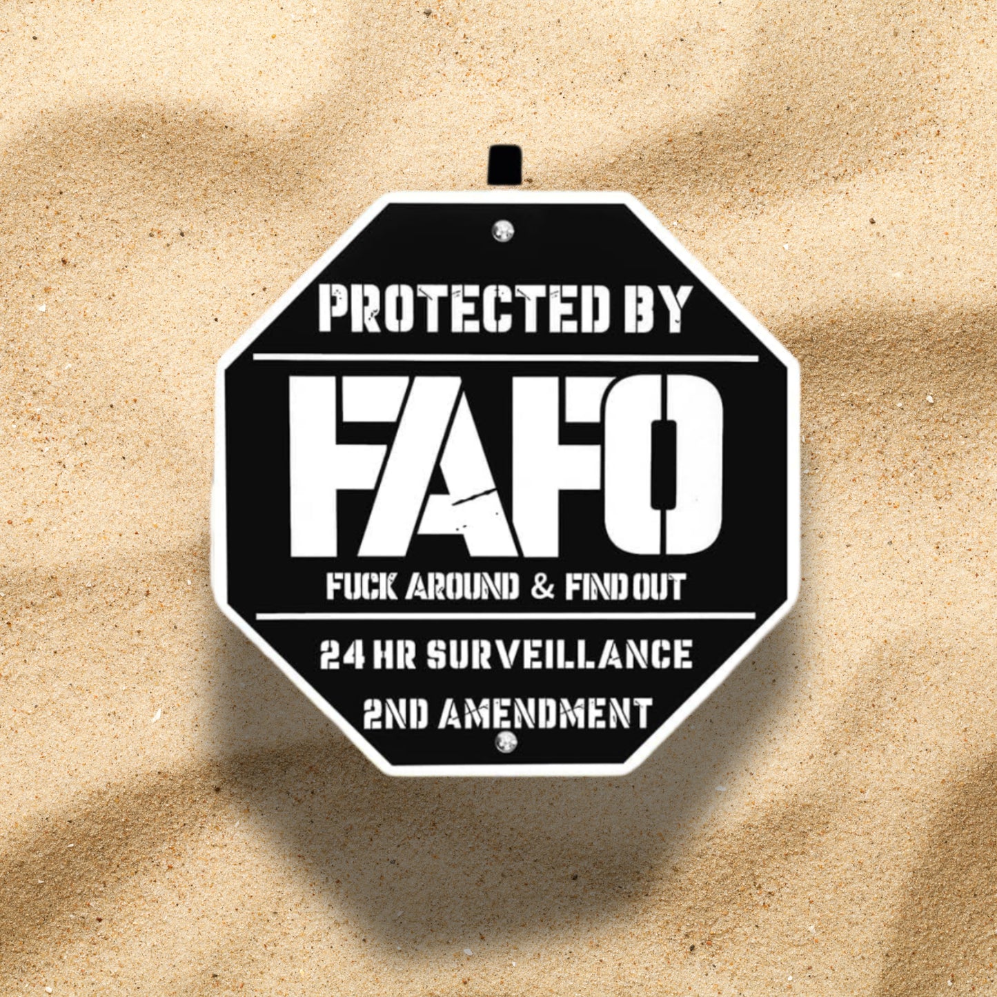 FAFO Acrylic Yard Sign