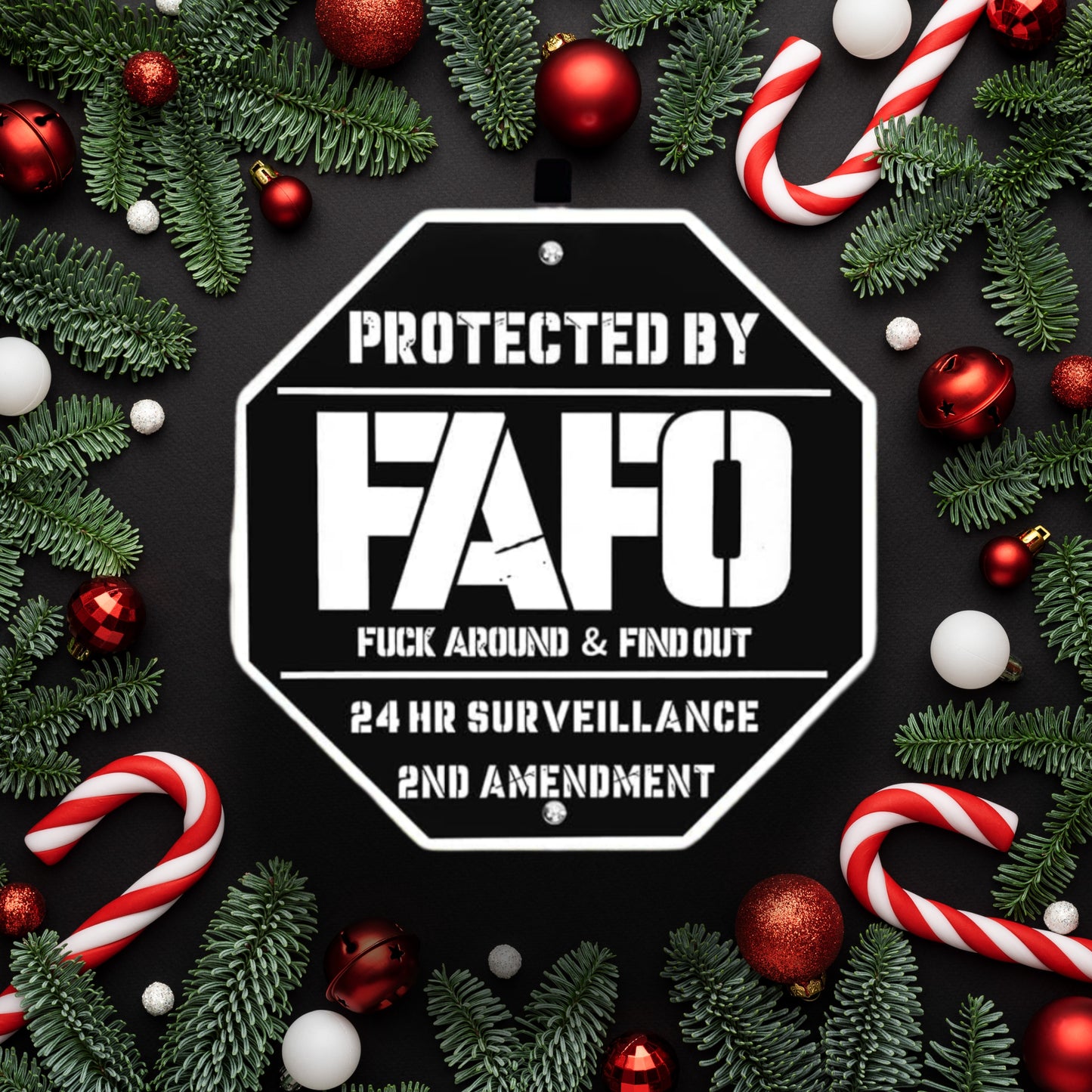 FAFO Acrylic Yard Sign