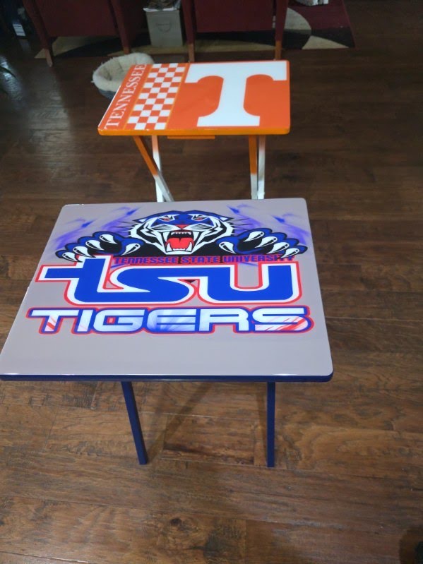 Custom Wooden Tray Table