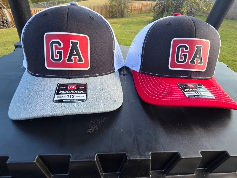 Custom caps (laser patch, iron on, DTF)