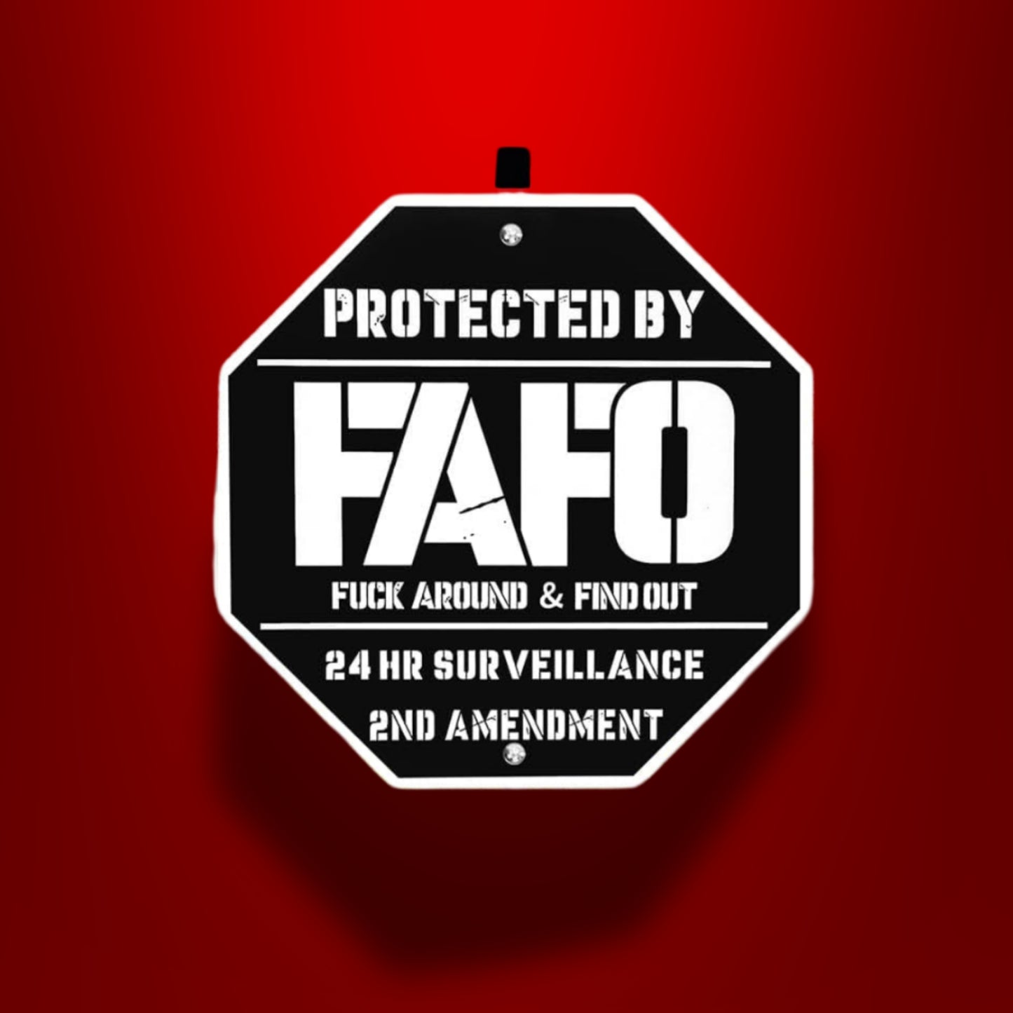 FAFO Acrylic Yard Sign