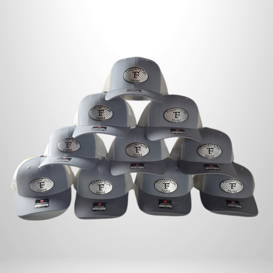 Custom caps (laser patch, iron on, DTF)