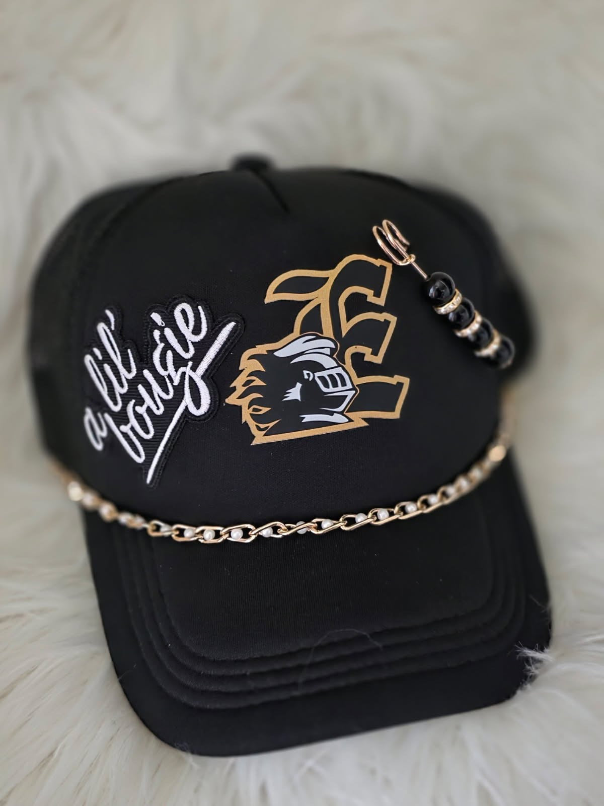 Custom caps (laser patch, iron on, DTF)